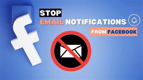 stop facebook email notifications