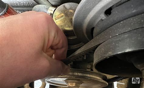 stop fan belt from squeaking