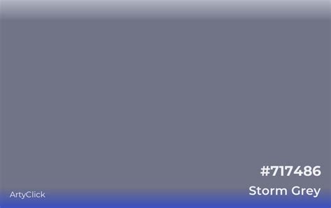 storm gray metallic paint code