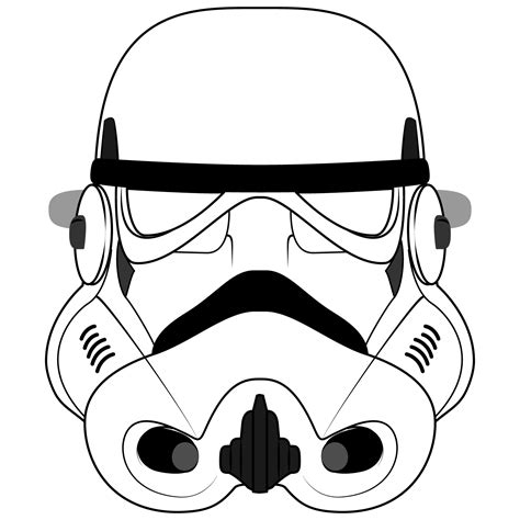 Storm Trooper Mask Printable