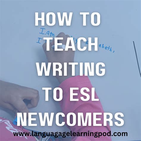 strategies for teaching writing to esl students