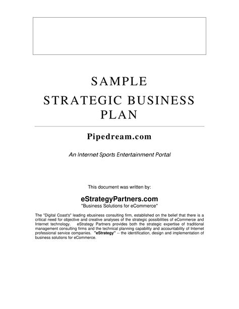 strategy plan example pdf