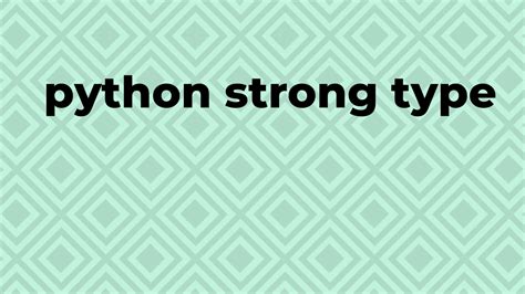 strong typing for python