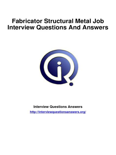 structural steel fabrication interview questions pdf