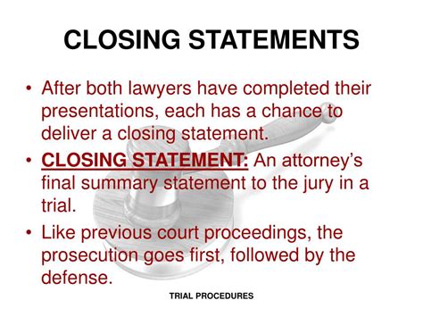 structure of a closing statement