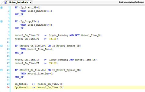 structured text commands