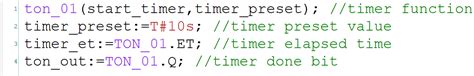 structured text ton example
