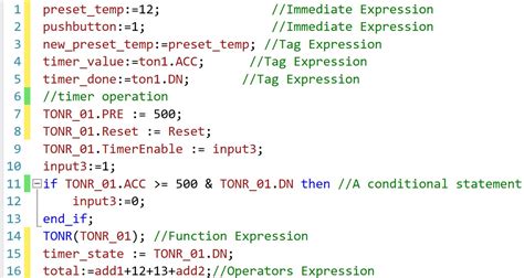 structured text vs c