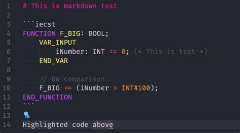 structured text vs code