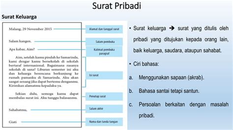 struktur surat cinta