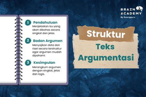 struktur teks argumentasi