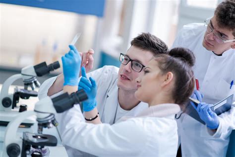 Student doing research