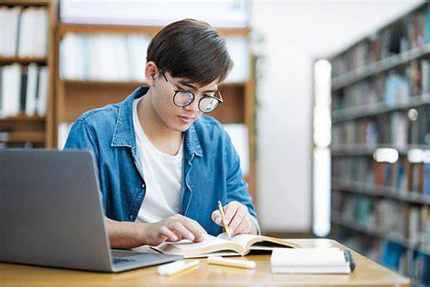 Student studying for UTBK