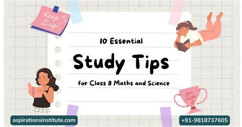 study tips for class 8