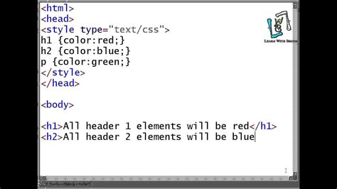 styles in html tags