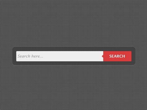 stylish search box in html css code