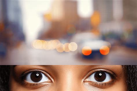 sudden sensitivity to light and blurred vision