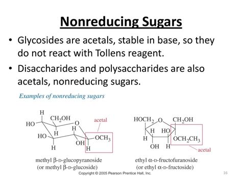 sugar does not react with tollens reagent