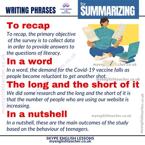 summarize meaning in english oxford