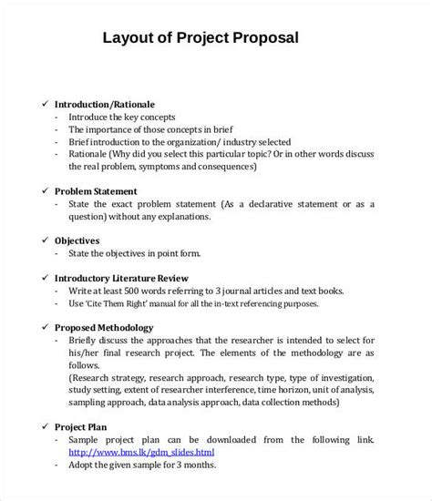 summarize the functions of a project proposal