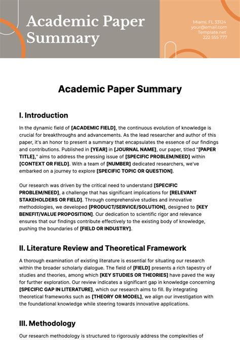 summary of academic paper called