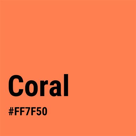 sunset coral hex code