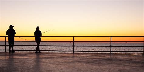 sunset fishing in Northern California