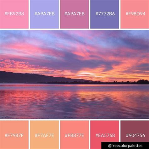 sunset rgb color code