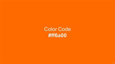 super bright orange color code