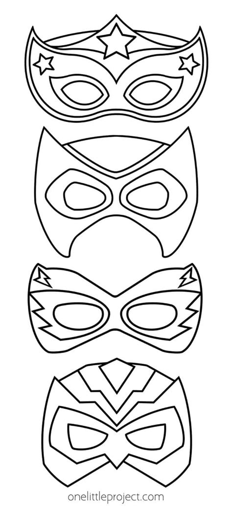 Super Hero Masks Printable