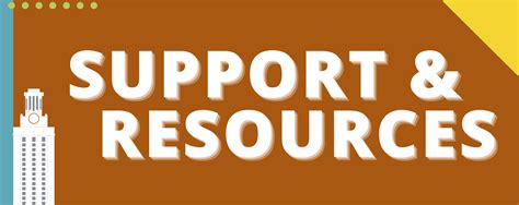 Seek Support from Resources Available