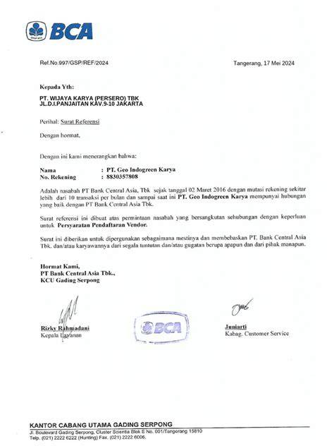 surat permohonan bca
