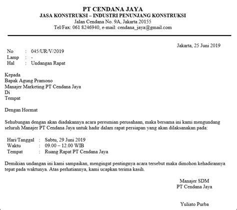 surat resmi