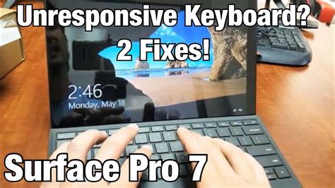 surface pro not recognizing keyboard
