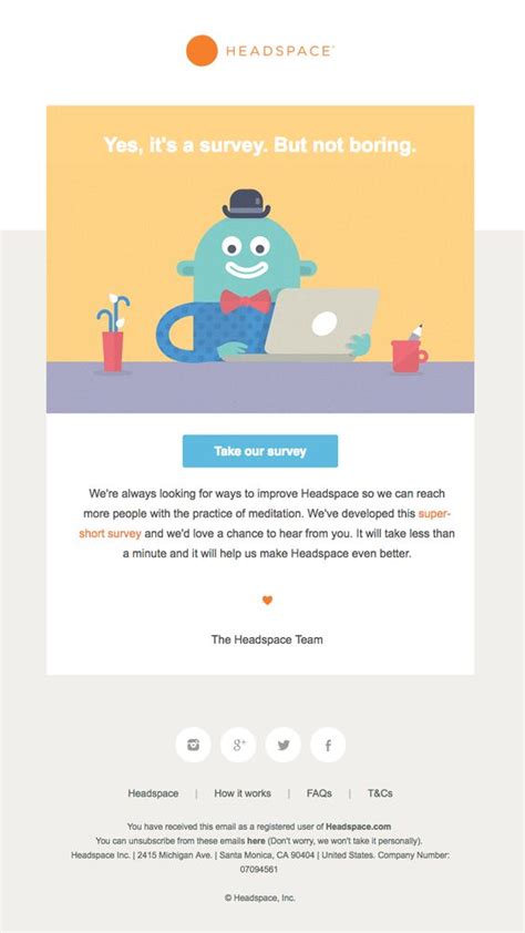 survey invitation email examples