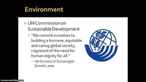 sustainable development definition ap human geography example