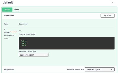 swagger ui request body example value