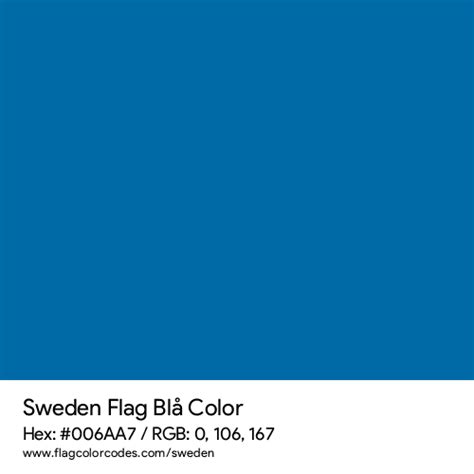 swedish flag blue hex code