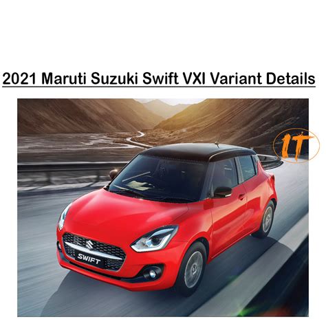 swift vxi 2021 specifications