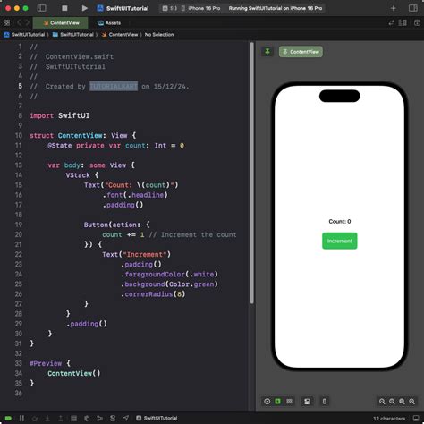 swiftui button action example