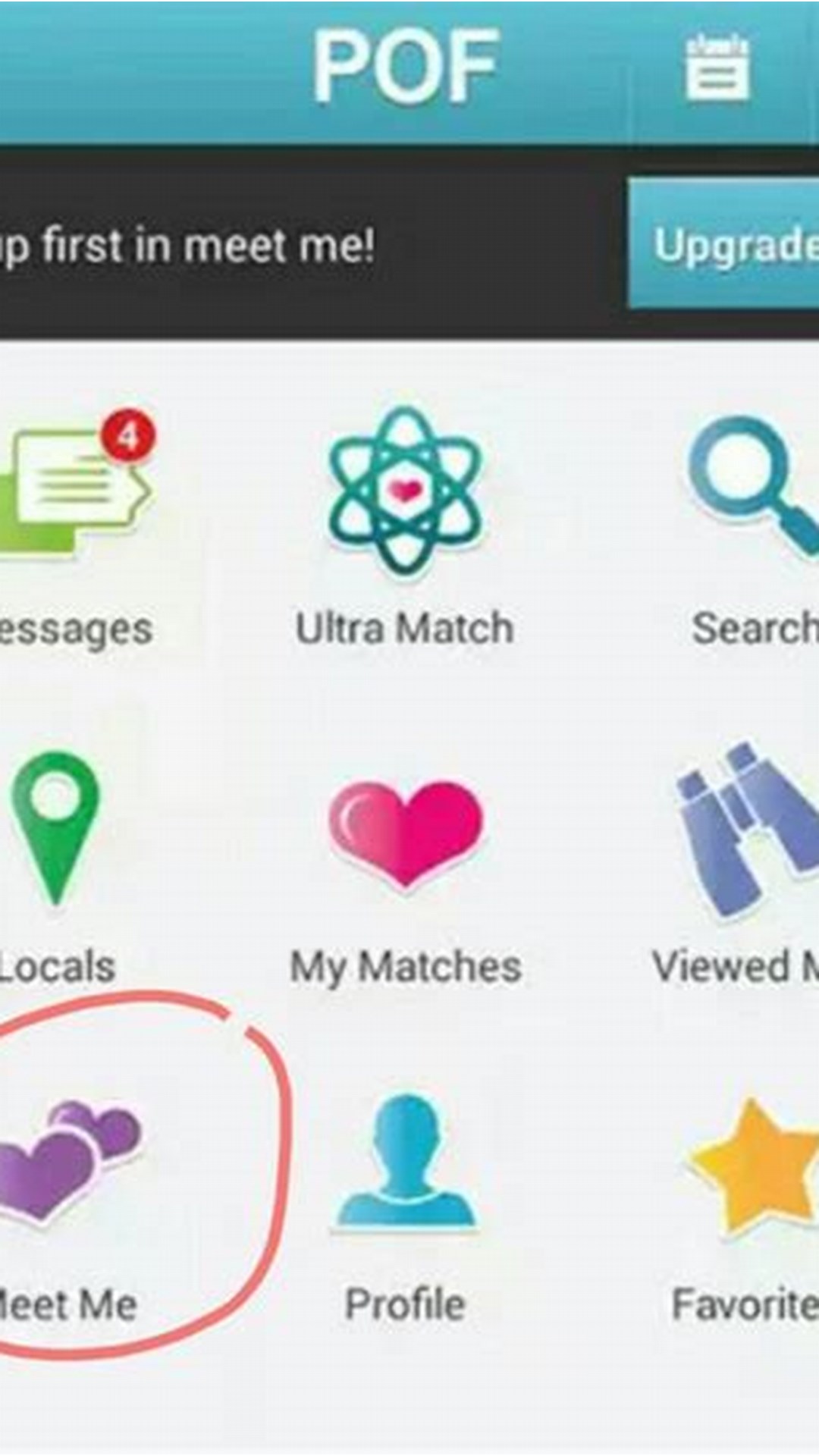 Swipe Icon on Dating Apps on Android
