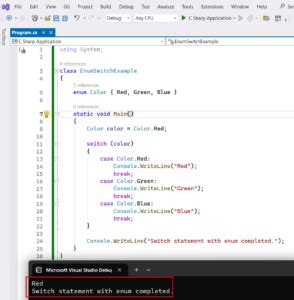 switch case for multiple values c#