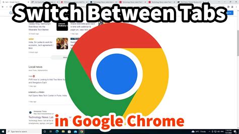 switch tabs in chrome shortcut
