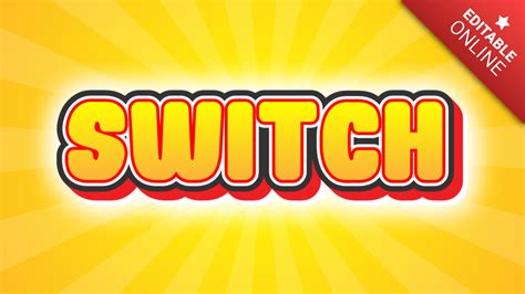 switch text generator