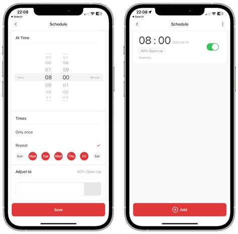 switchbot schedule