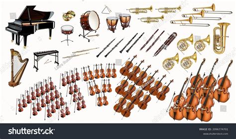 symphony instruments list