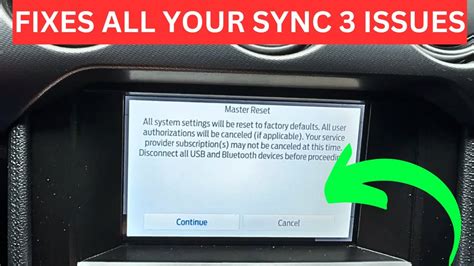 sync 3 soft reset