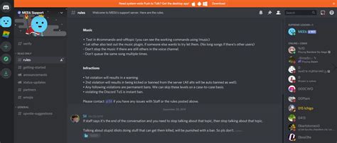 system description template discord