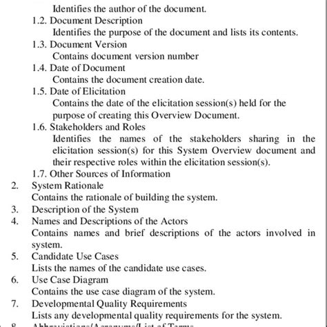 system overview template