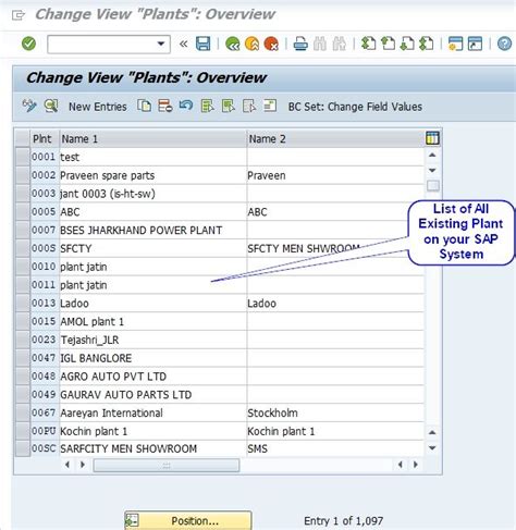 t code to create plant in sap